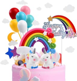 OSDUE Einhorn Party-Mix mit Figuren und Wolken