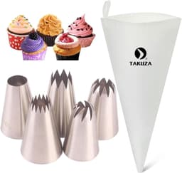 TAKUZA TAKUZA 5 große Tüllen + 40 cm Beutel