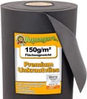 Aquagart Unkrautvlies 150 g schwarz 7,5 m²