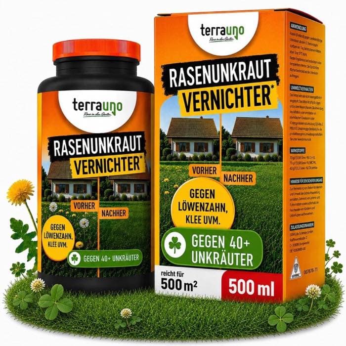 TerraUno Unkrautvernichter Rasen 500 ml