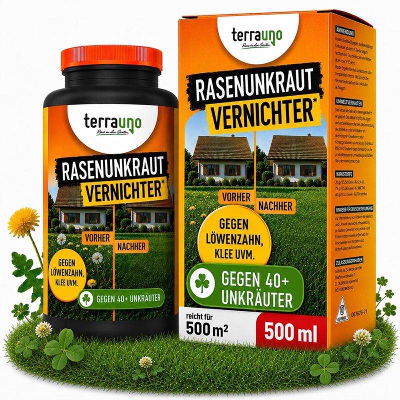TerraUno Unkrautvernichter Rasen 500 ml