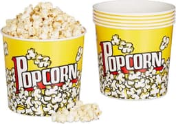 Relaxdays Popcorn-Eimer 6× 2,8 l
