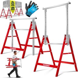 MASKO MASKO Teleskop-Arbeitsbock 2er-Set