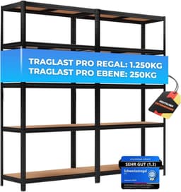 ALL Premium ALL Premium 2er Set 180×90×40 cm schwarz