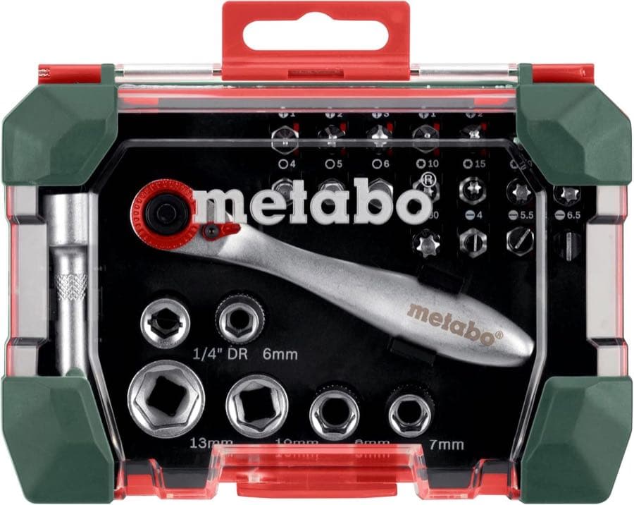 Metabo Bit- und Ratschen-Box SP 26-tlg.