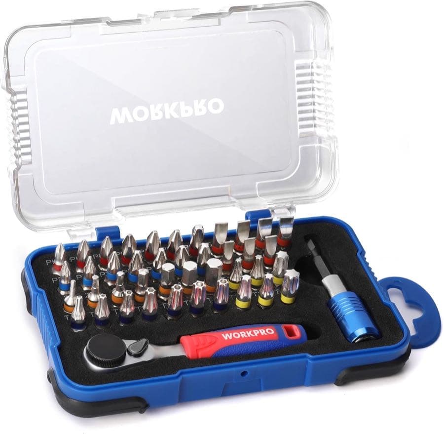 WORKPRO 43-tlg. Mini-Umschaltknarre