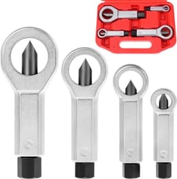 QWORK 4-teiliger Mutternsprenger-Satz mit Koffer 9-27 mm