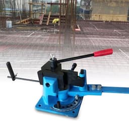 Universal Winkelbieger manuell mit 5 Matrizen bis 120° (Blau)