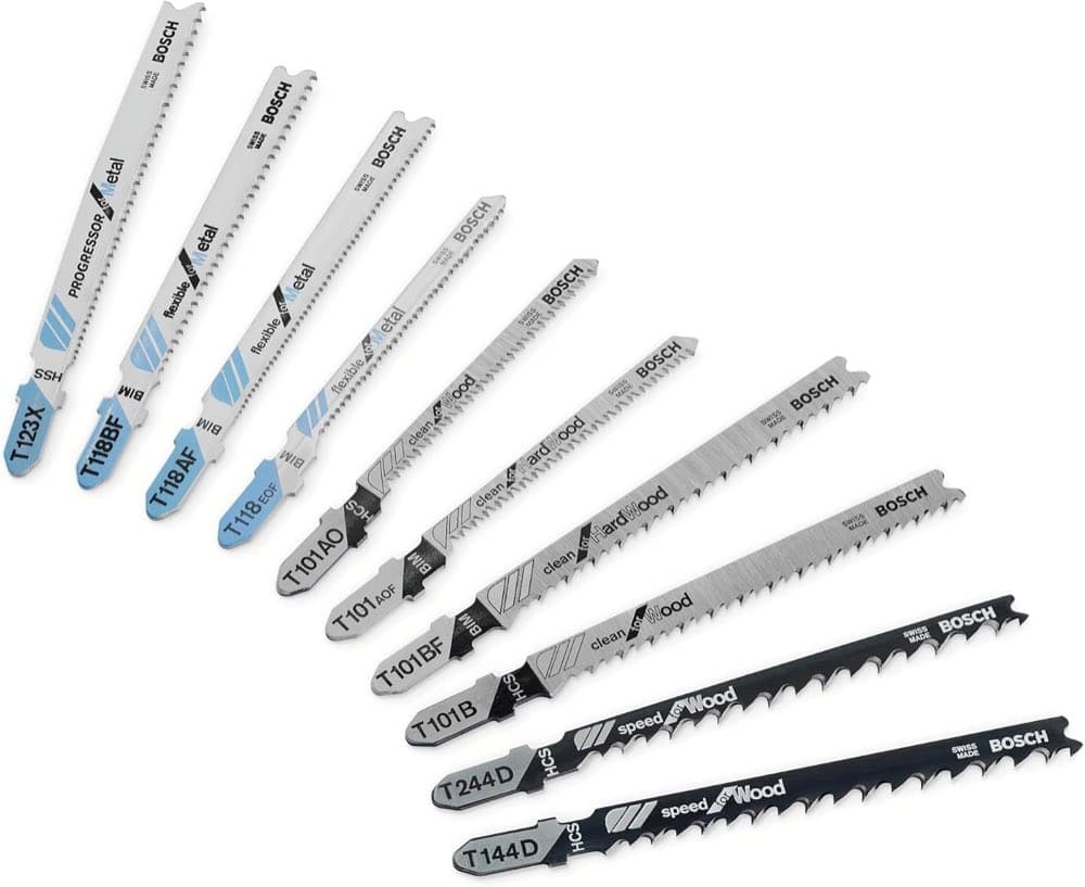Bosch Professional 10tlg. Basic Wood and Metal