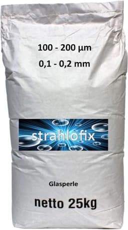 strahlofix strahlofix Glasperlen 25 kg (100–200 µm)