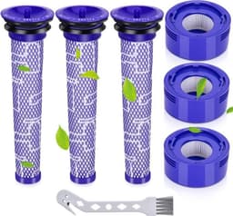 Smyidel Smyidel V7 V8 Filter, 3 HEPA-Nachmotorfilter & 3 Vorfilter