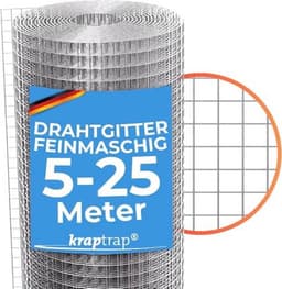 KrapTrap KrapTrap Volierendraht 12×1 m, 8×8 mm, 0,8 mm