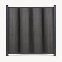 neu.holz NEU.HOLZ Startermodul Grassano 185 × 180 cm mit 2 Pfosten Grau