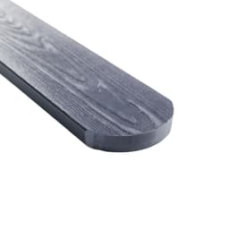 Mega Holz Mega Holz WPC-Zaunlatten, 10 × 100 cm, grau, massiv