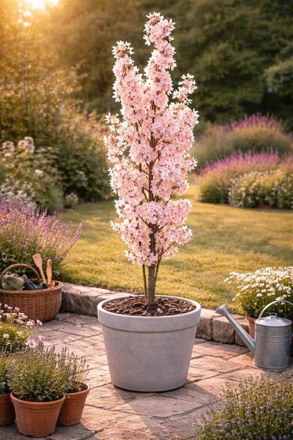 Blumen Senf Prunus serrulata 'Amanogawa' 100–120 cm