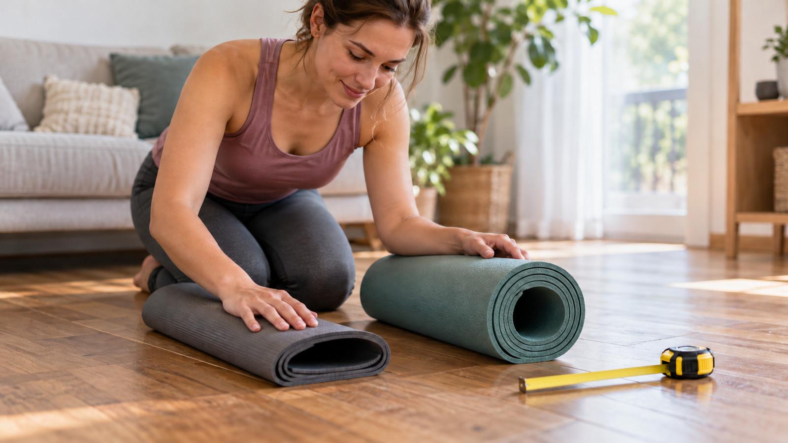 Gymnastikmatte Dicke: Knie, Stand und weiche Böden