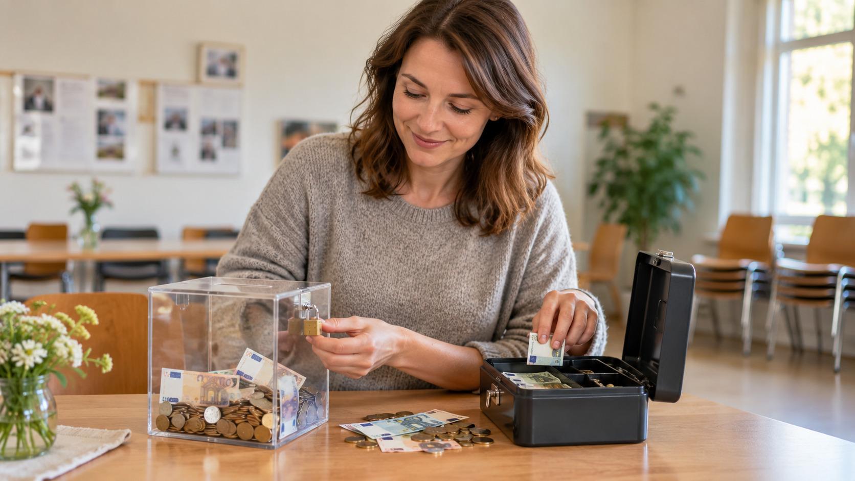 Spendenbox aufbewahren: Box oder Kassette?
