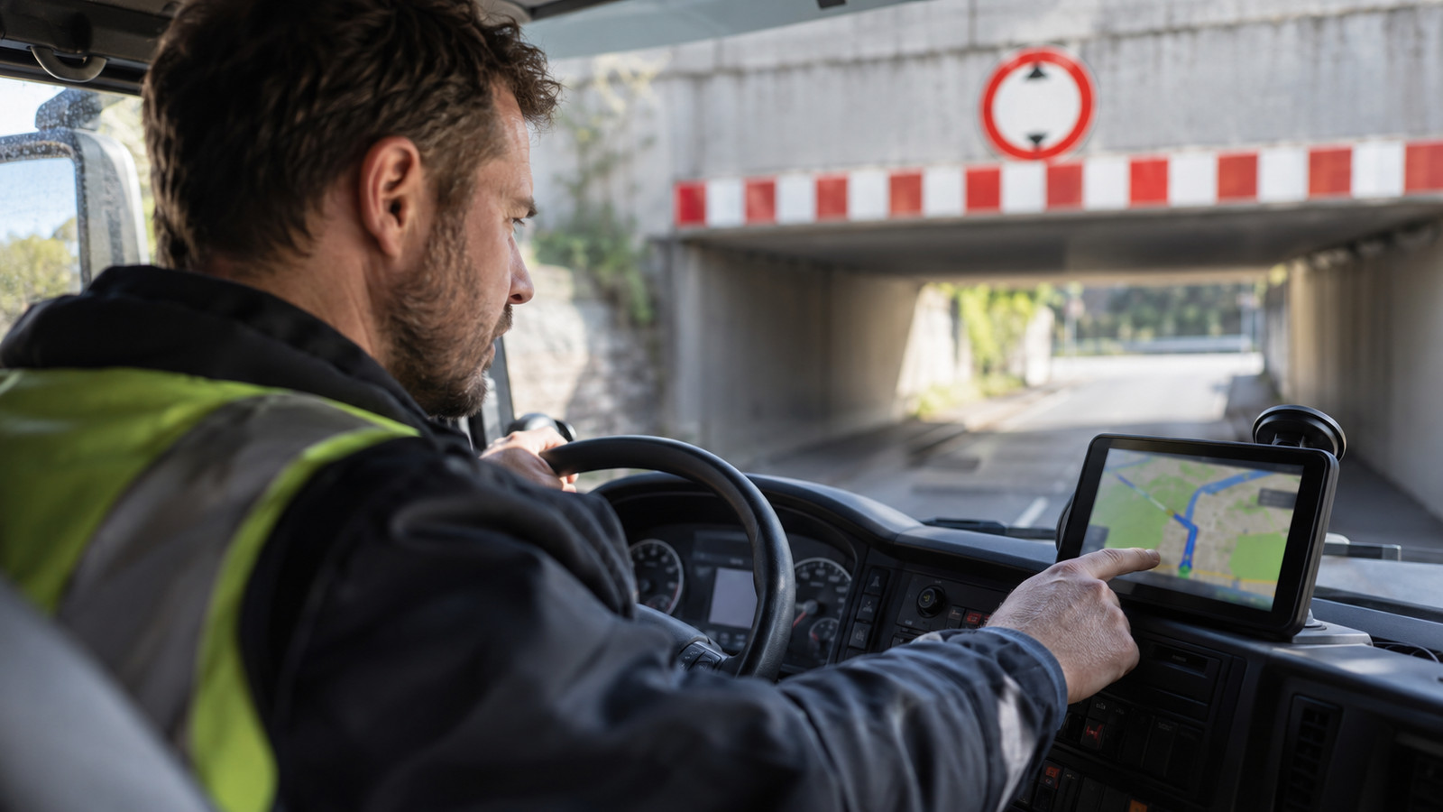 LKW-Navi Fahrzeugprofil – Höhe, Gewicht, Länge