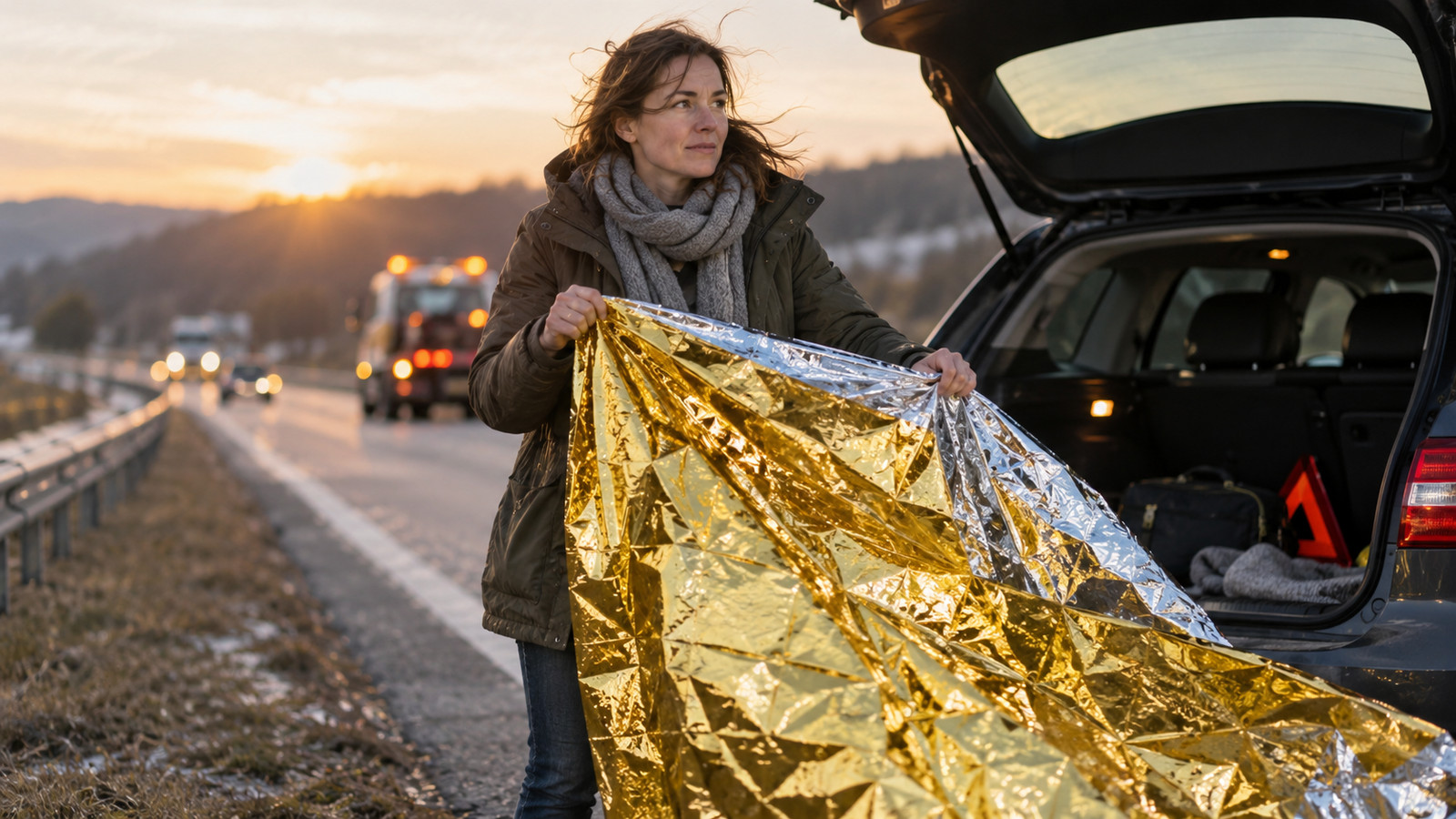 Rettungsdecke anwenden Auto: Wärme, Sichtbarkeit, Fehler