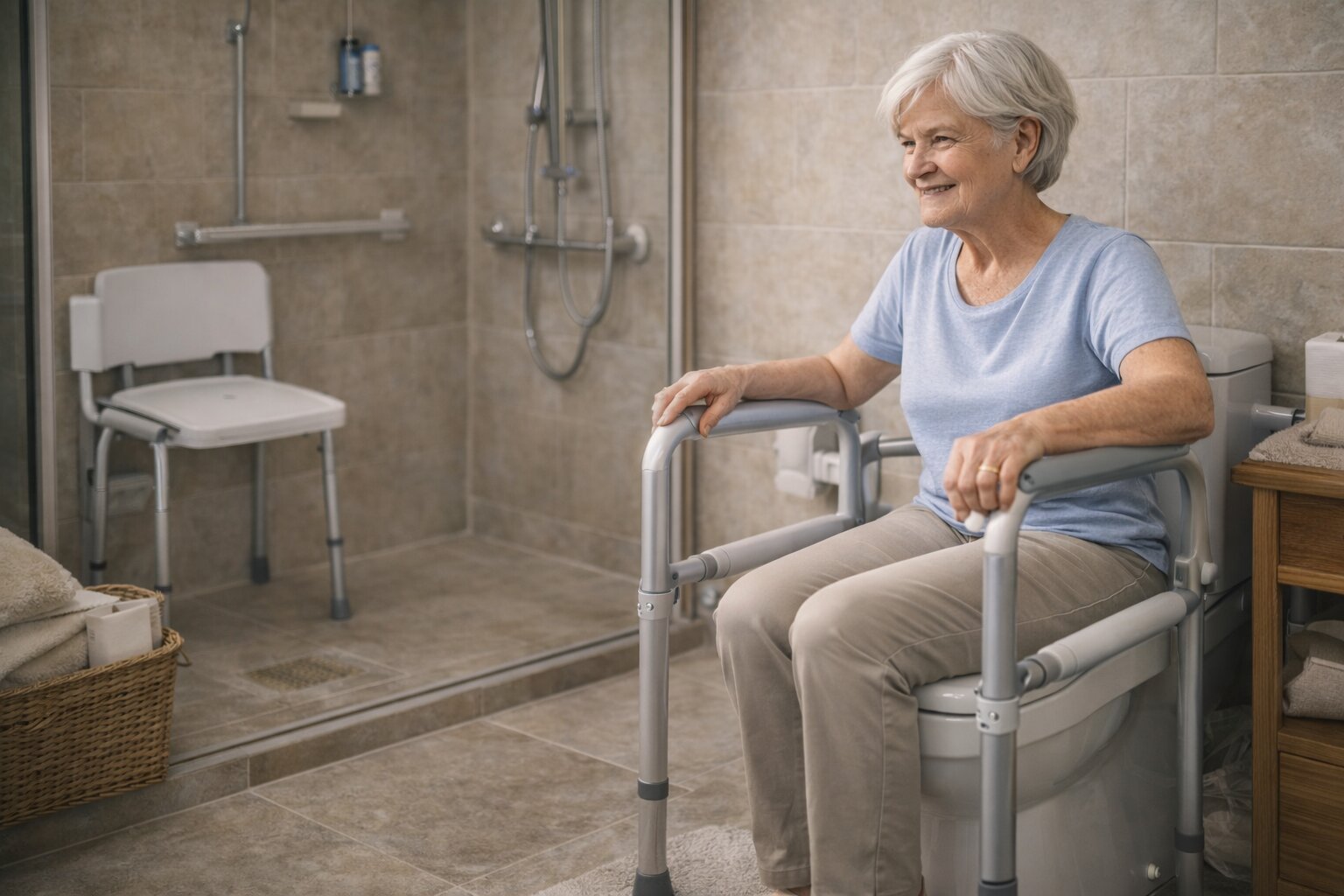 Barrierefreies Bad: WC und Dusche für Senioren – Planung & Förderung