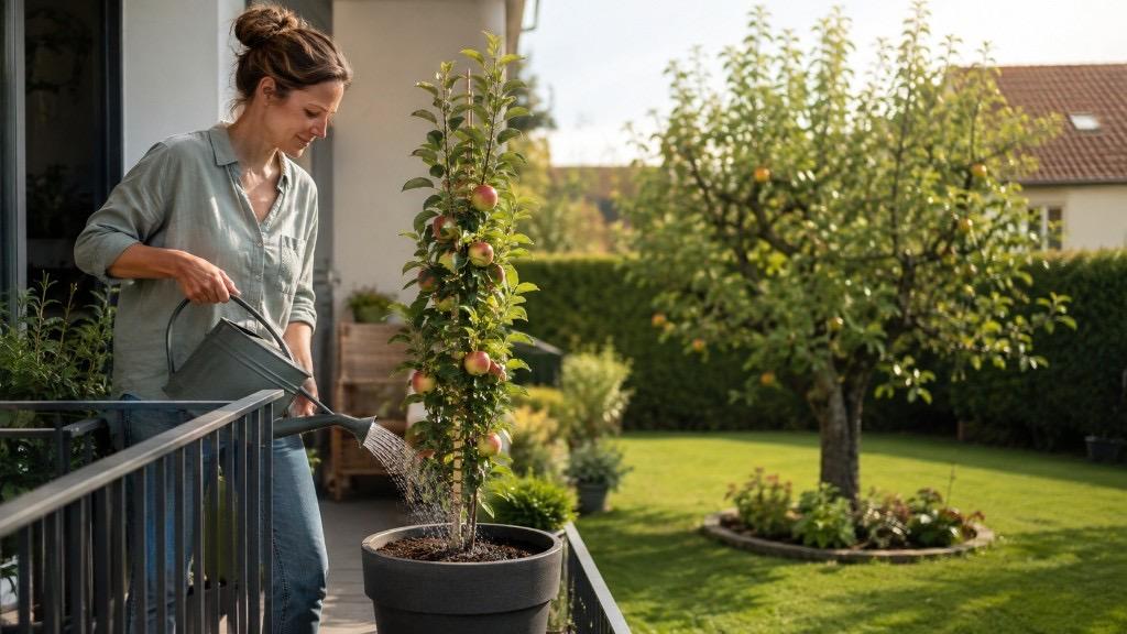 Topf vs. Freiland Obstbaum: Was wirklich passt
