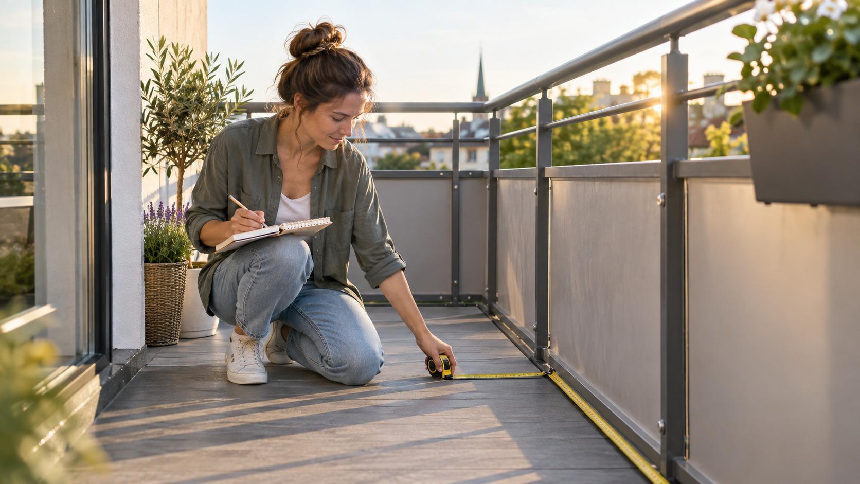 Balkon einrichten klein Budget: Reihenfolge vor Sale