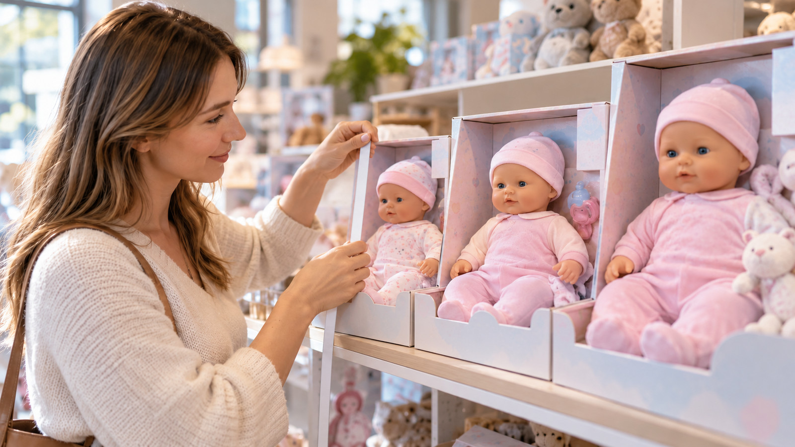 Babypuppe kaufen: Alter und Größe