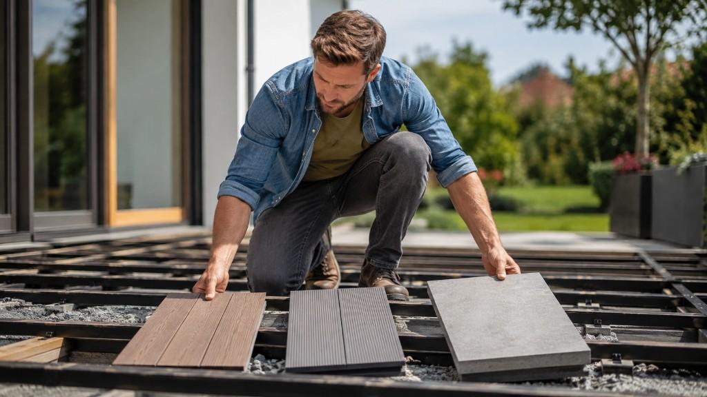 Terrasse planen: Dielen, WPC oder Platten