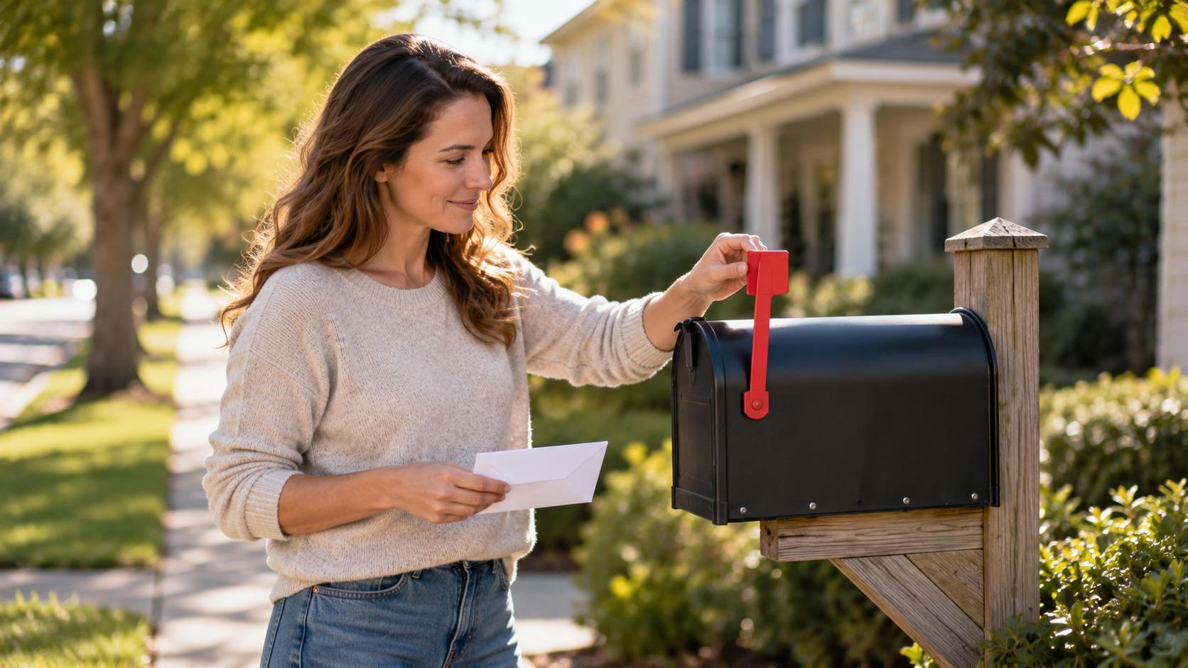 Amerikanische Mailbox Fahne: Bedeutung USA vs. DE