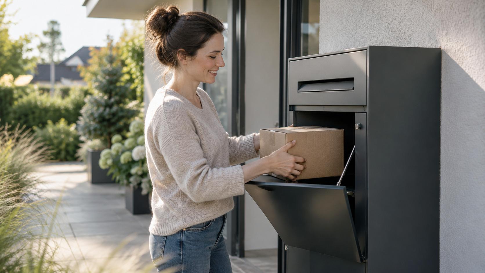 Paketbriefkasten oder Hausbriefkasten