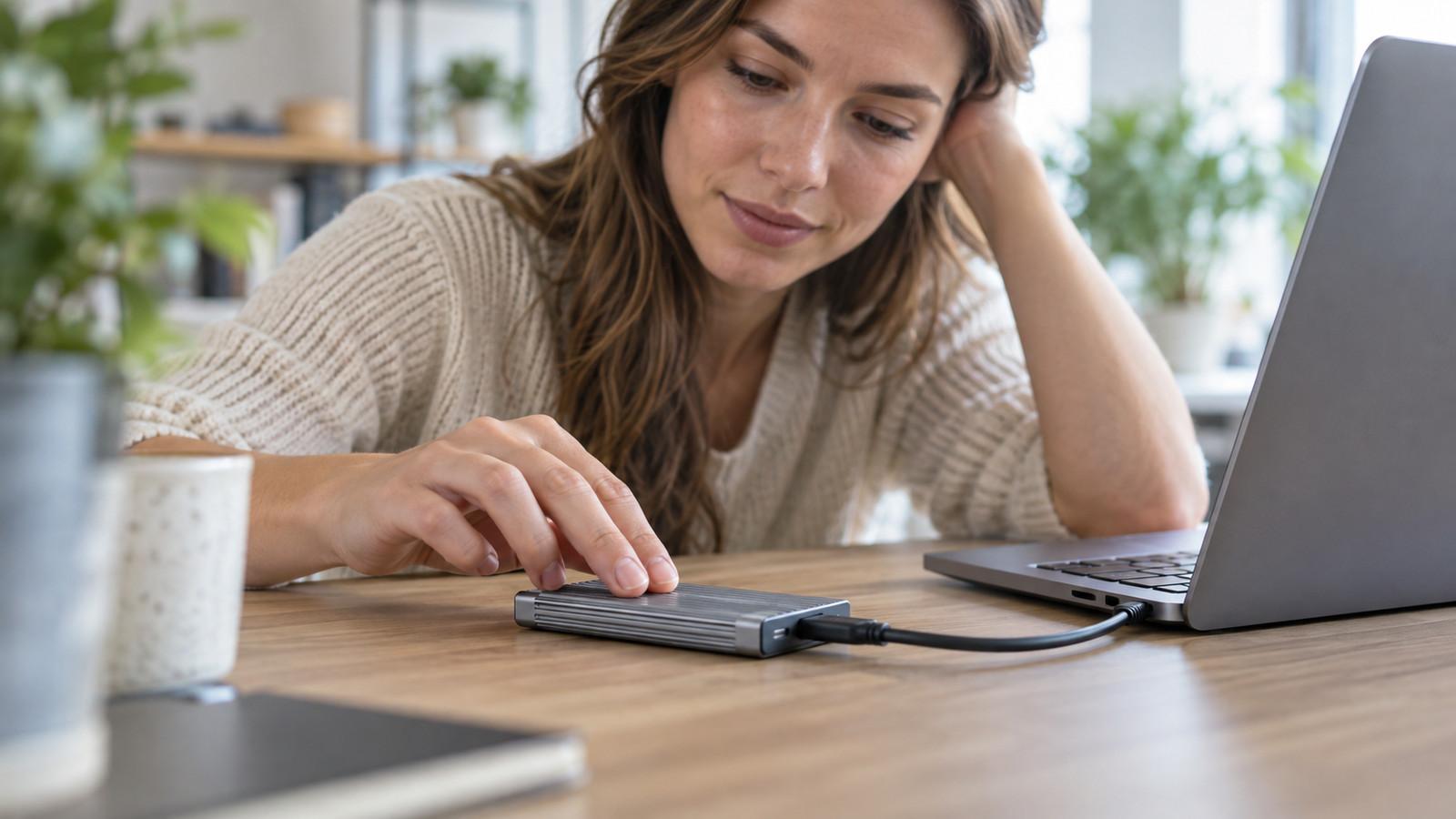 Externe SSD wird heiß