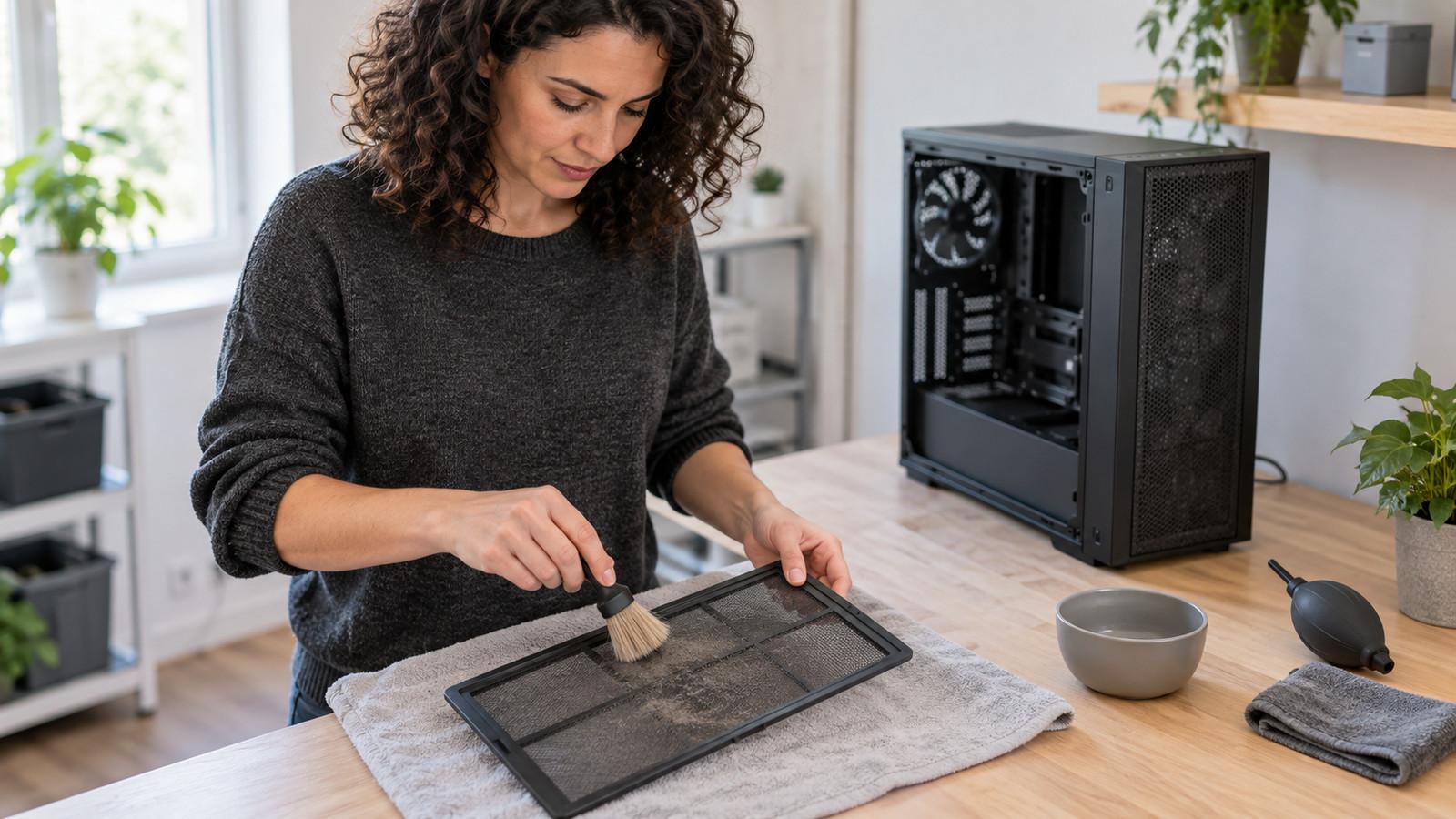 Staubfilter reinigen