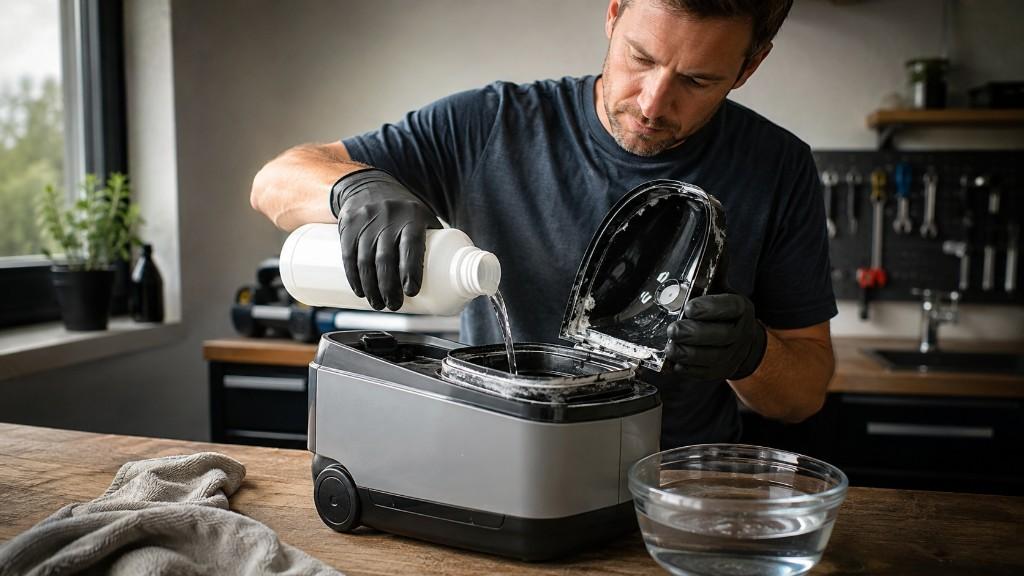 Dampfgenerator entkalken und pflegen bei hartem Wasser