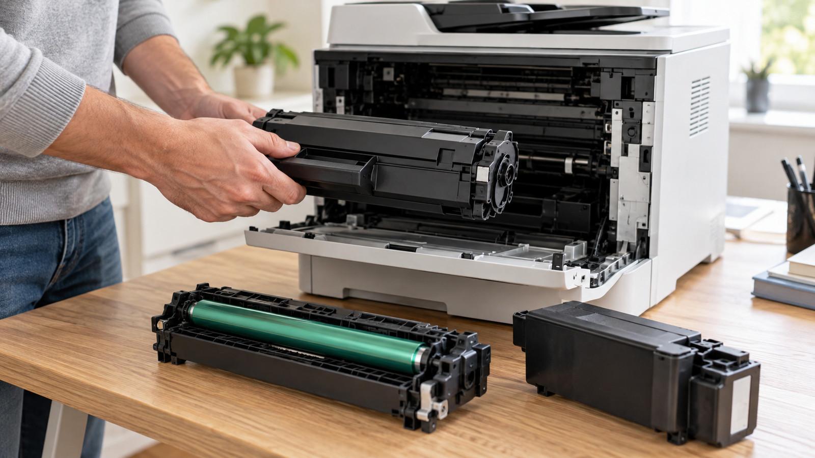 Toner, Trommel, Resttoner: wann tauschen