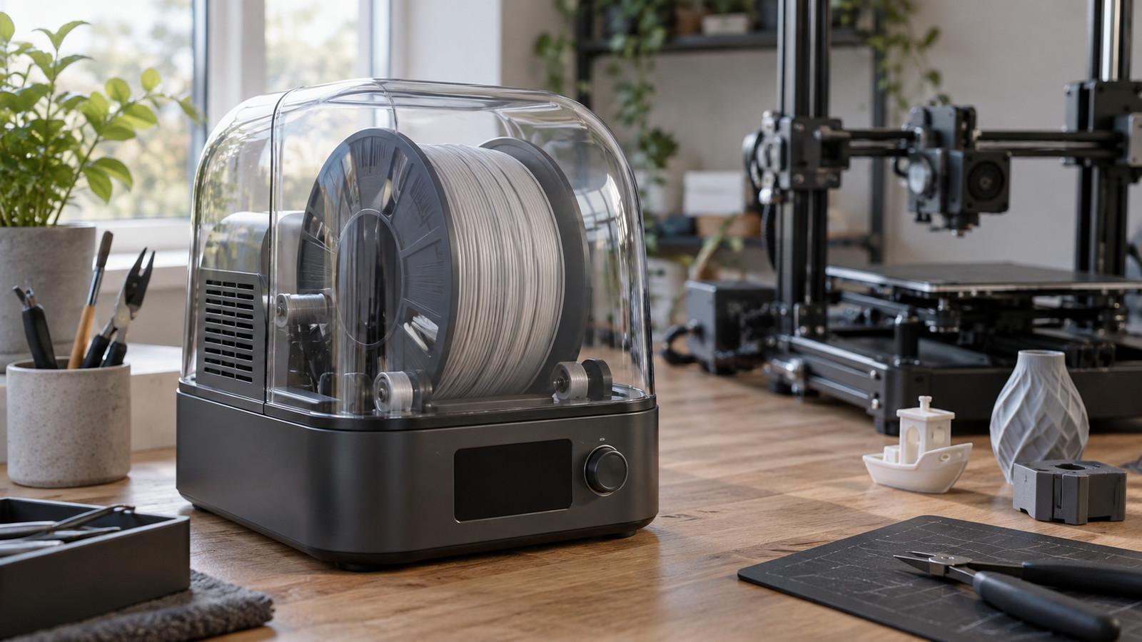Filament trocknen, ohne die Spule zu verziehen
