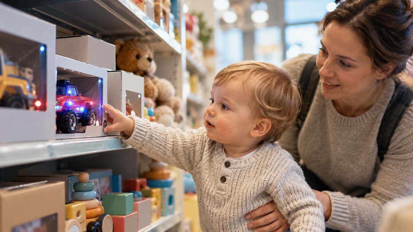 Wann elektrisches Spielzeug nichts für Kleinkinder ist