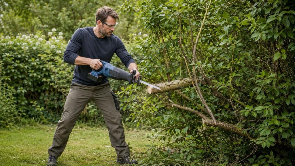 Säbelsäge Garten oder Abriss: Blatt und Klasse