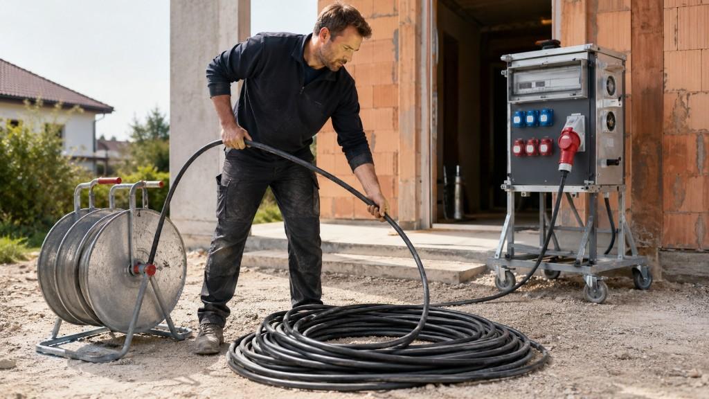CEE Kabeltrommel Baustromverteiler: richtig koppeln