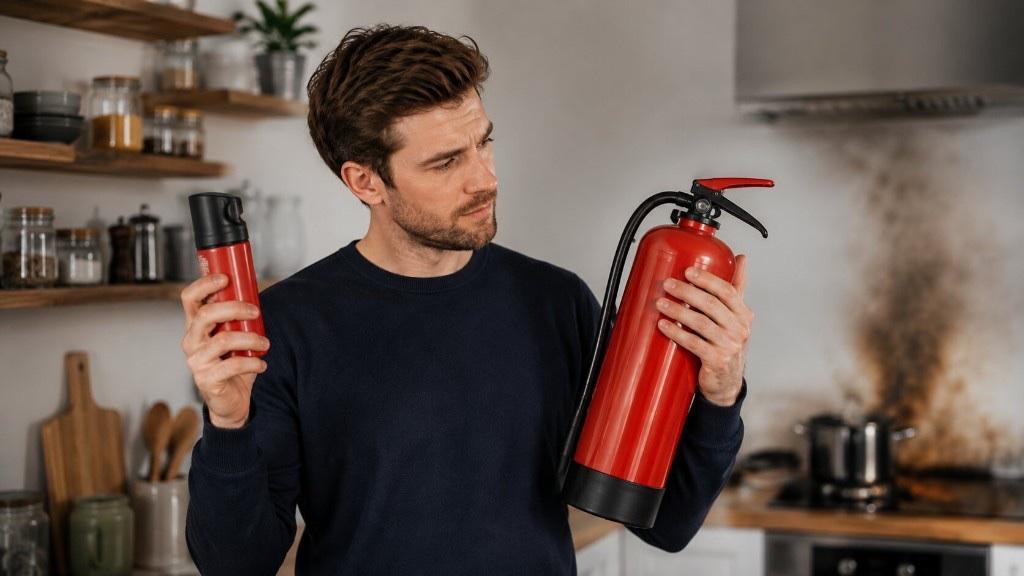Feuerlöschspray Grenzen – wann es hilft und wann es gefährlich wird