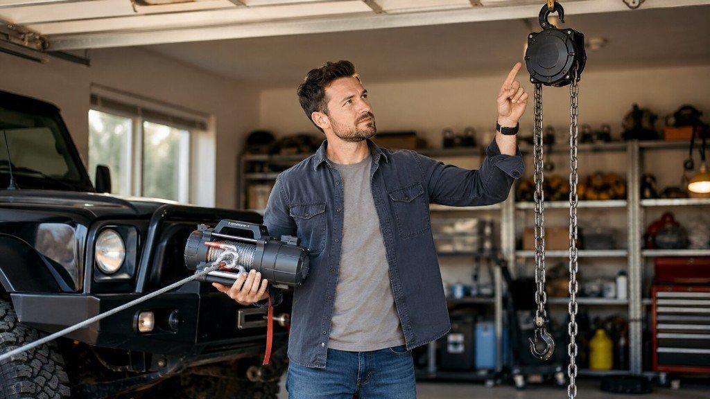Zug oder Hub? Warum die Kraftrichtung die Gerätewahl entscheidet
