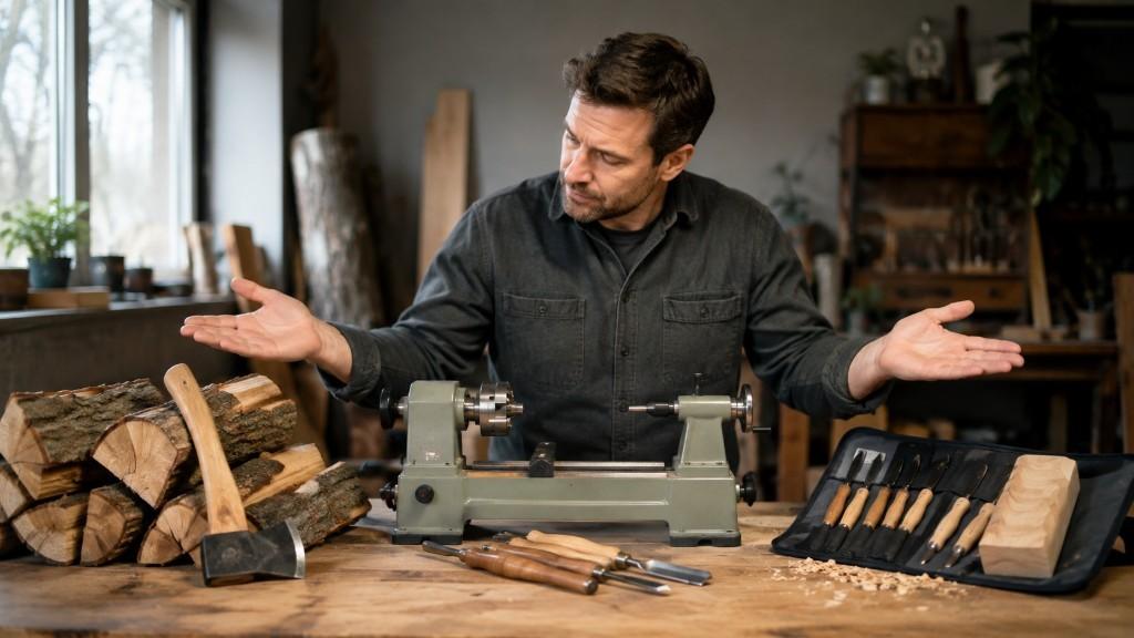 Holzbearbeitung Einstieg: Brennholz, Drechseln, Handform