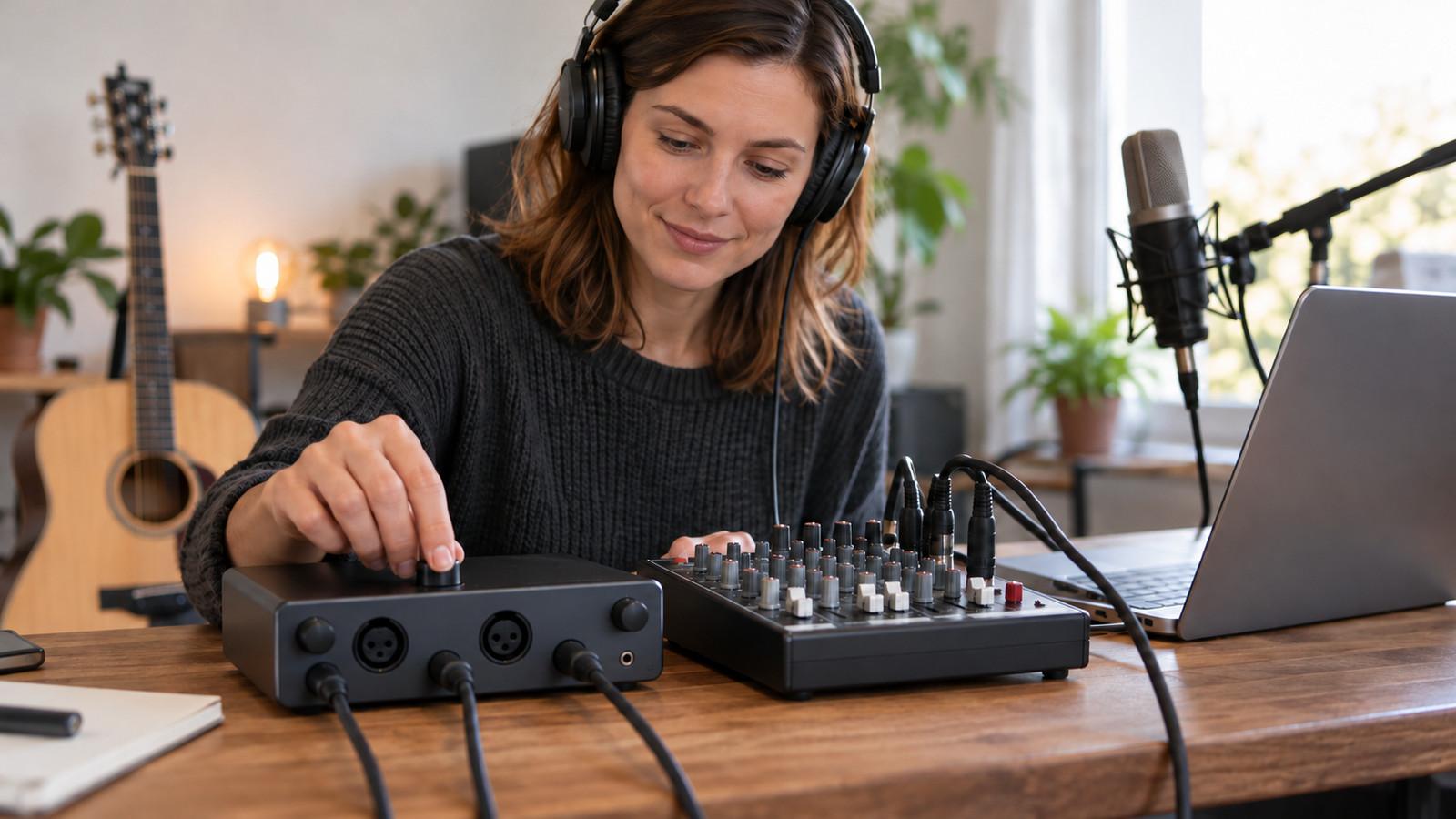 Audio Interface oder Mischpult: Einzelspuren entscheiden