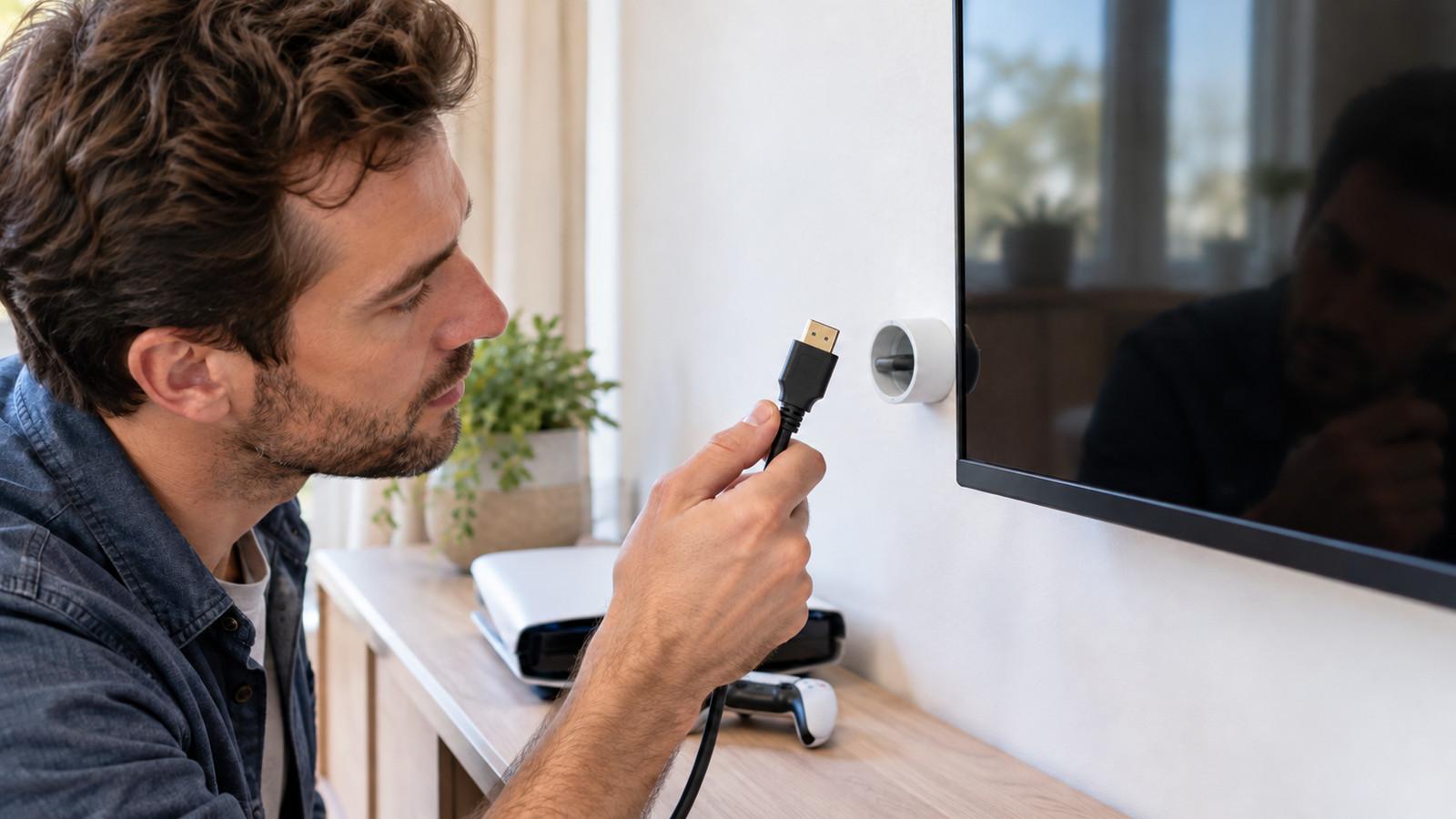 HDMI durchs Leerrohr, nicht durch den Putz