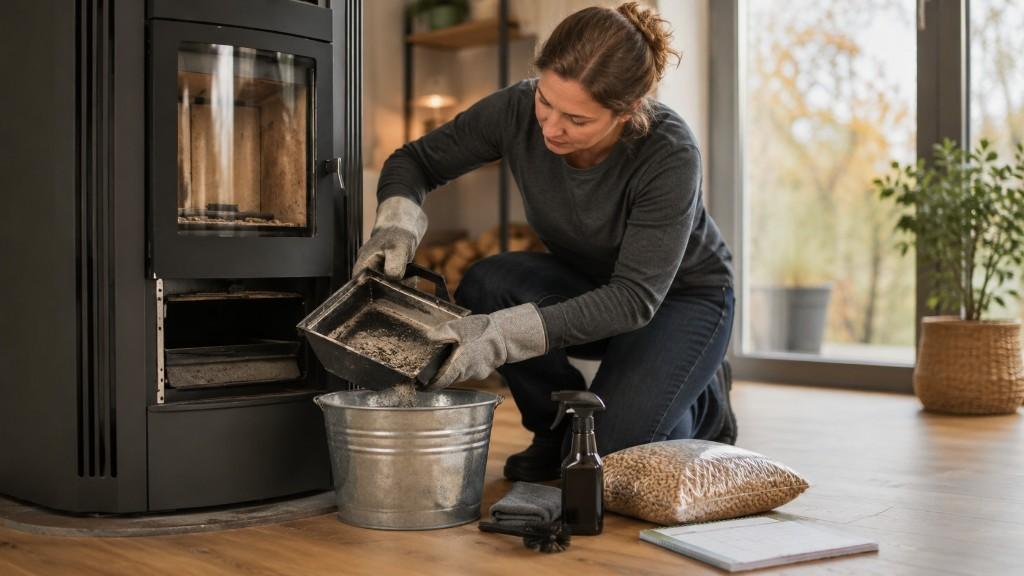 Asche, Glas, Pellets: Pflegeintervalle für Ofenbesitzer