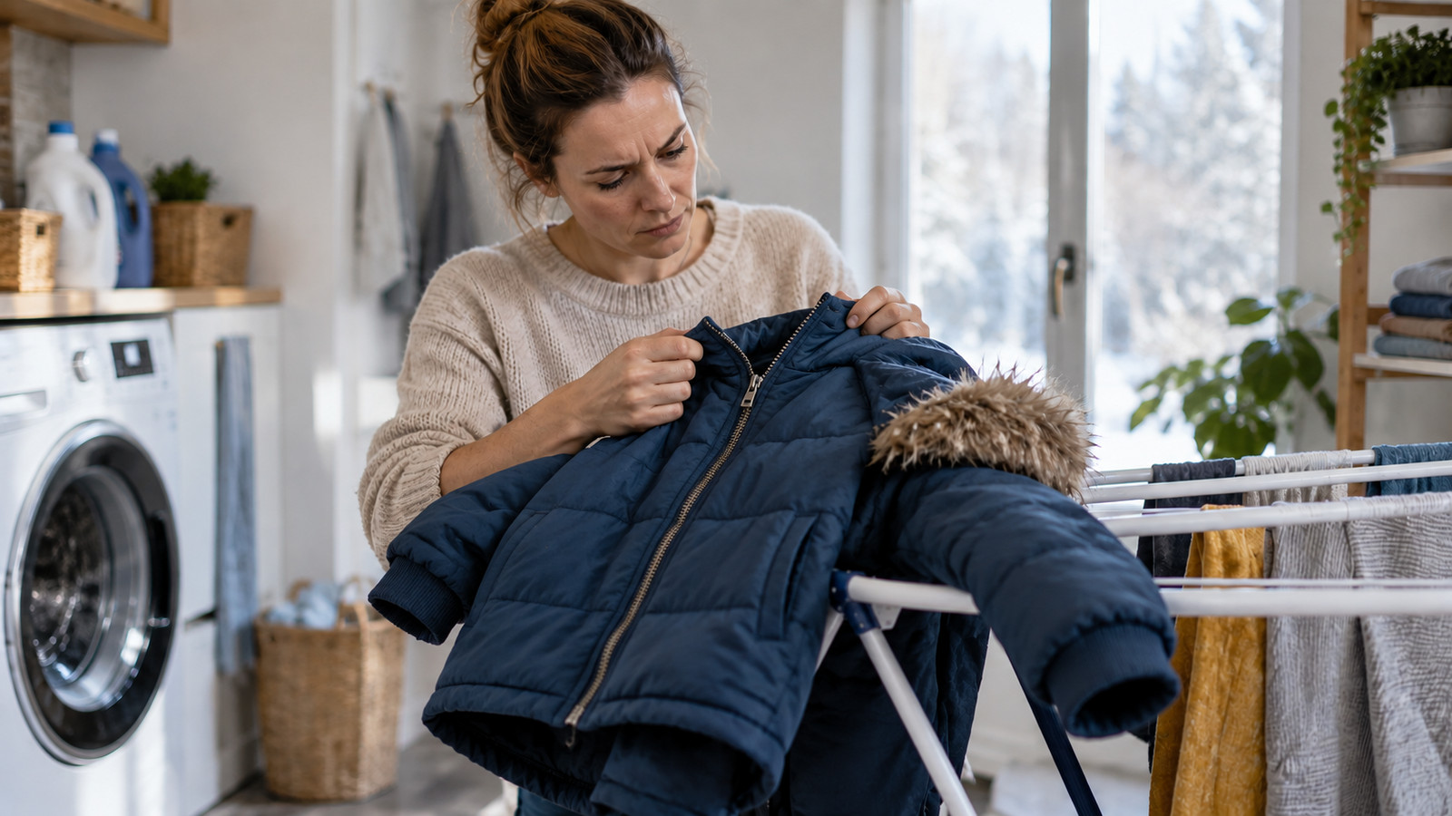 Winterjacke Kind waschen: Etikett, Imprägnierung, Fehler