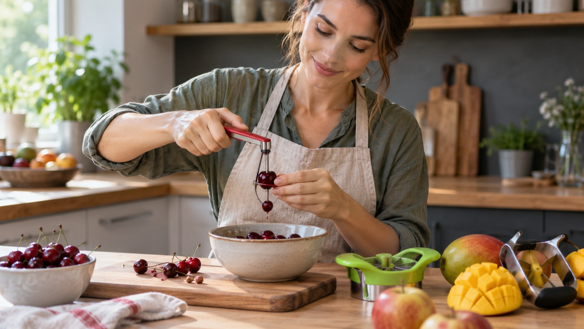 Obst entkernen: Helfer für Kirsche, Pflaume, Mango