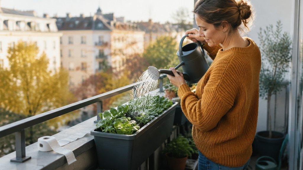 Salat Balkon Herbst: Feldsalat, Pflücksalat und was passt