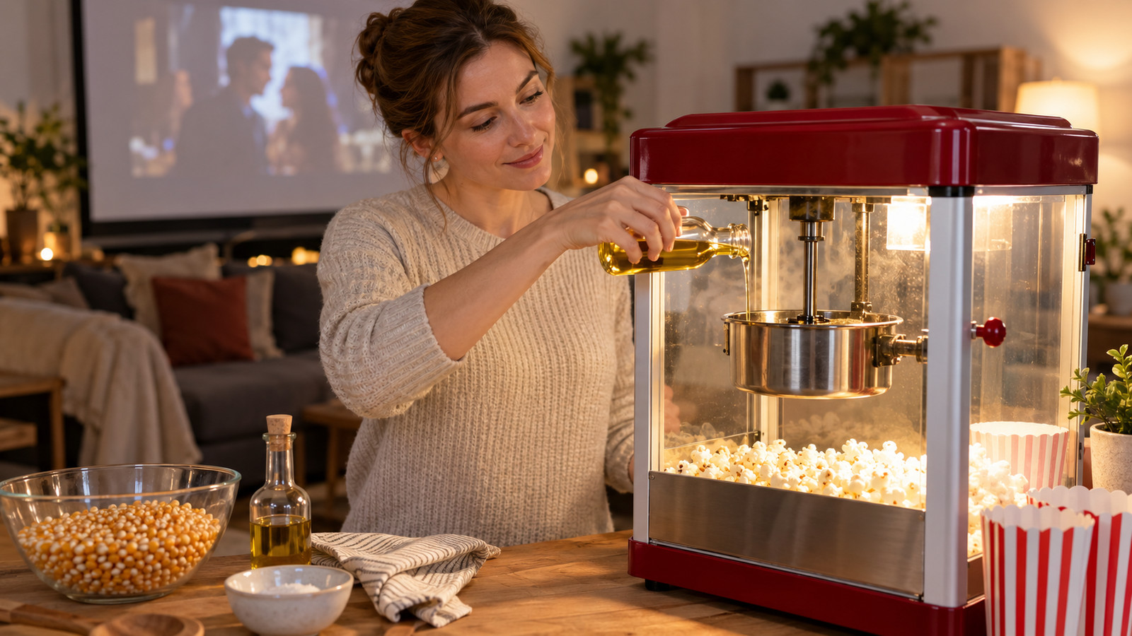 Popcornmaschine Sicherheit: Fettbrand und Überhitzung
