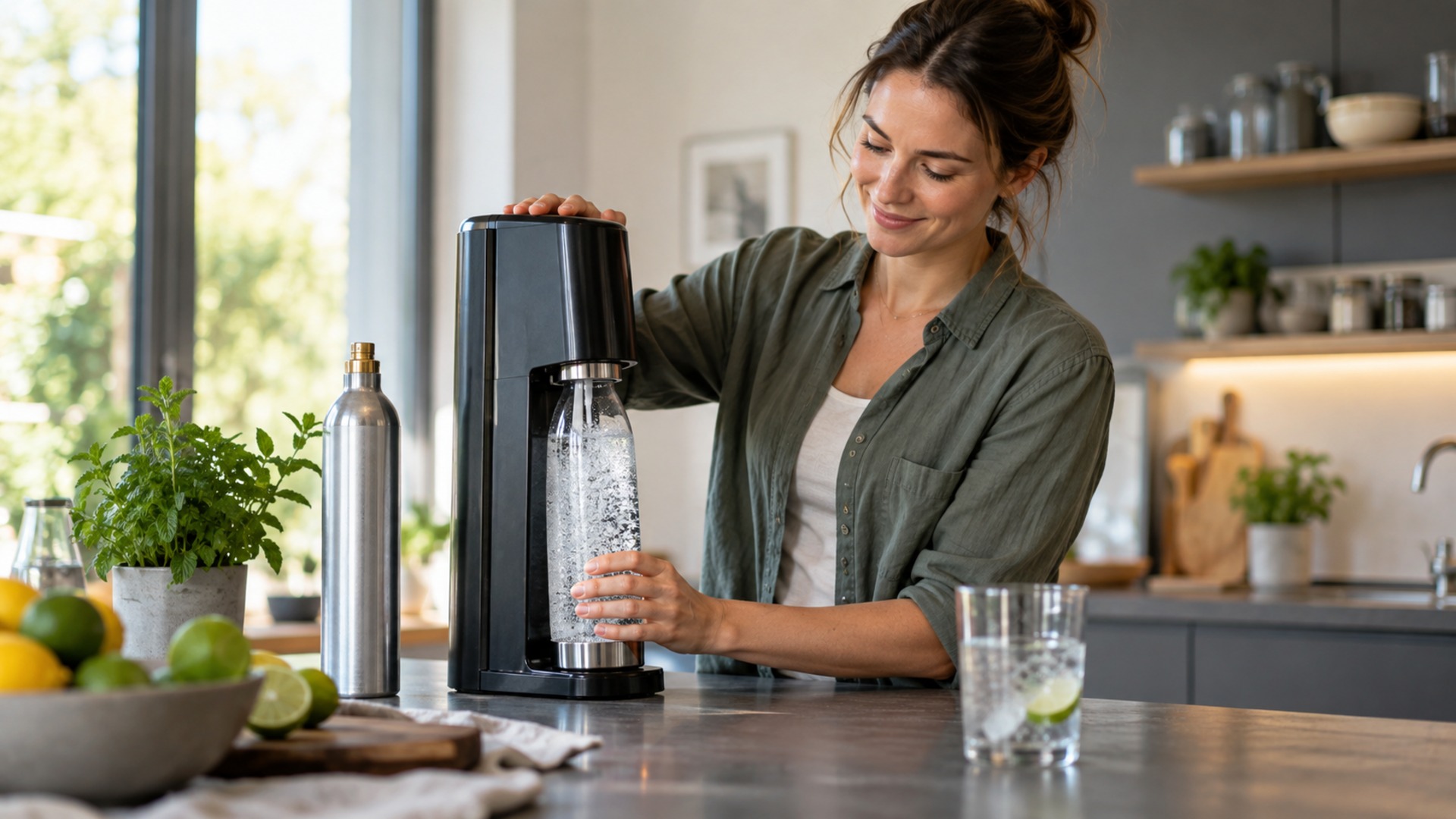 Sprudeln und CO2: SodaStream, Siphon und Wasserbar