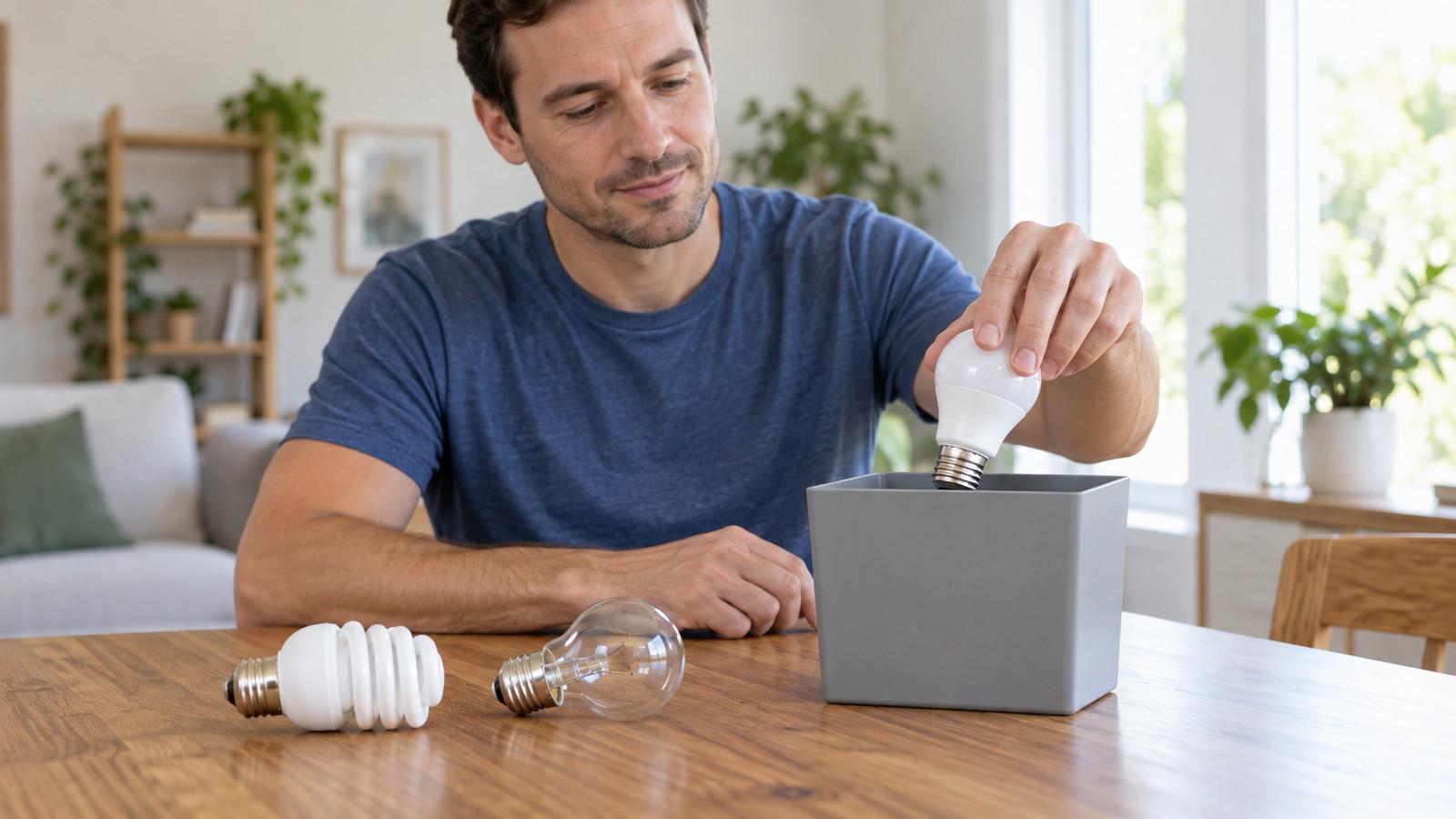 LED und Energiesparlampe entsorgen